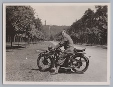 BMW Motorrad R2 R4 ? Kennzeichen IK Provinz Schlesien - Altes Foto 1930er