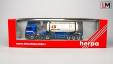 1:87 Herpa MAN TG A XXL Tankcontainer Sattelzug LKW Biesterfeld // X_452