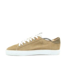 HUB Herren Court Z Schuh Beige Wildleder Komfort, Retro-Design Sneaker EU 46