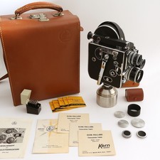 Paillard Bolex H16 Supreme 16mm Filmkamera Nr.107986 mit 3 Objektiven