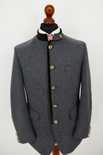 Digel Trachten Janker Gr.48 Schurwolle Mix Grau Oktoberfest NEU ohne Etikett