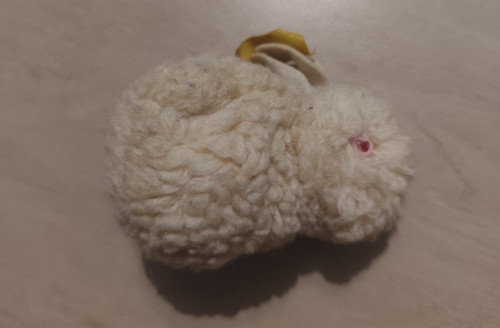 Steiff woll hase wollminiatur - steiff,