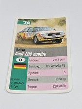 Audi 200 Quattro - Rallye - 7A - Einzelkarte - Quartett  (4)
