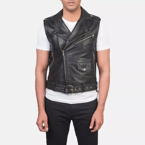 Herren ärmellose biker style - herren,