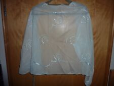 Schlaufenvorhang, Scheibengardinen mit MUSTER, NEU NEU