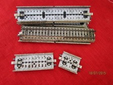 10-tlg. Märklin Modelleisenbahn Zubehör - 10 gerade Gleise, diverse Längen /S41