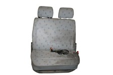 VW T4 Doppelsitzbank Beifahrersitz Beifahrer Sitz Stoff grau klappbar Caravelle