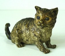 Antike Seltene Wiener Bronze Katze vor 1945