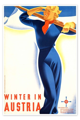 Poster winter österreich - in,