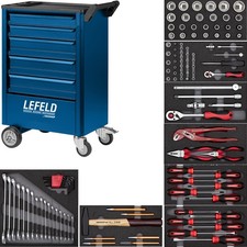 Gedore Werkstattwagen Uni Pro bestückt 119-tlg., 6 Schubladen, Stahlkorpus