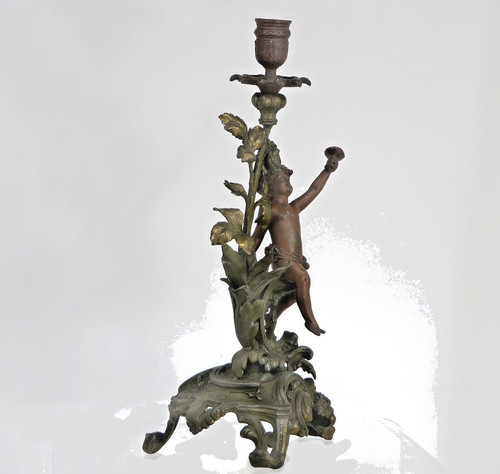 Figur putto kerzenständer - putto,