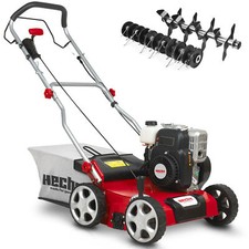 Vertikutierer Rasenlüfter Benzin 40cm 3,4PS 2,5kW 2in1 Kombi Gerät ID6486