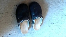 DEVICH Damen Jugendliche Holz/Fellclogs  GRÖSSE 39 