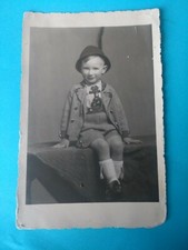 Old photo vintage antique boy