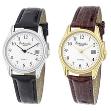 Eichmüller Ø34mm Armbanduhr Datum 2 Farben 1301.5c