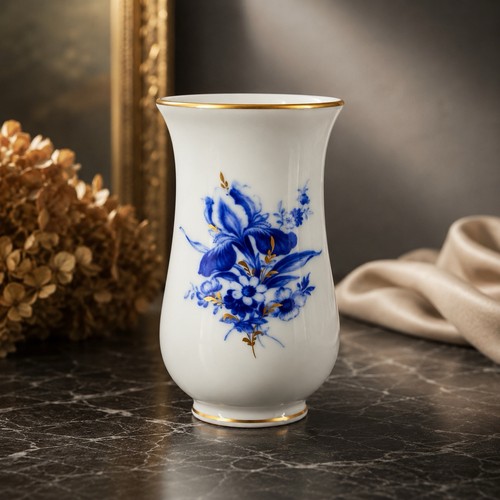 Edle meissen porzellan vase - porzellan,