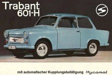 Blechschild TRABANT 601-H 30 x