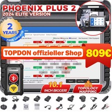 TOPDON Phoenix Plus 2 KFZ OBD2 Diagnosegerät ECU Coding 41+Services Alle System