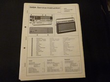 Original Service Manual SABA