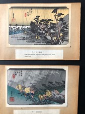 4x Hiroshige 53 Stationen des