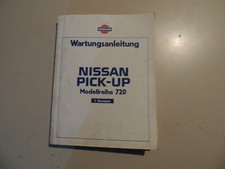 Werkstatthandbuch Nissan Pick-Up 720 King-Cap  Benziner