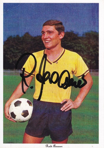 Autogramm rudi assauer fc - -,