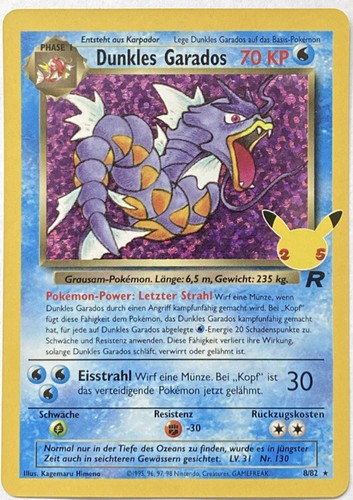 Pokemon dunkles garados - pokemon, holo