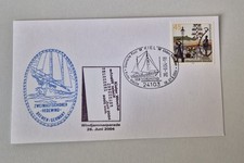 Postkarte mit Schiffsstempel