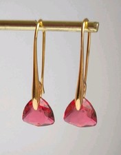 Goldene Swarovski Ohrhänger