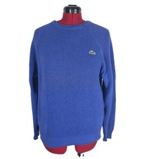Lacoste Pullover Strickpullover V-Ausschnitt 3 (S ) Regula Cotton  Sweater Blau 
