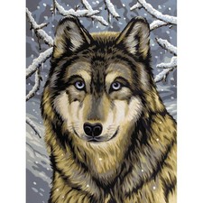 Wolf Malen nach Zahlen Kinder Malvorlage Tiere Mammut Motive