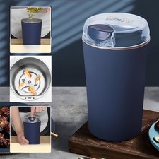 Elektrische Kaffeemühle mit Schlagmesser, Tragbar und Verstellbar Mahlgrad