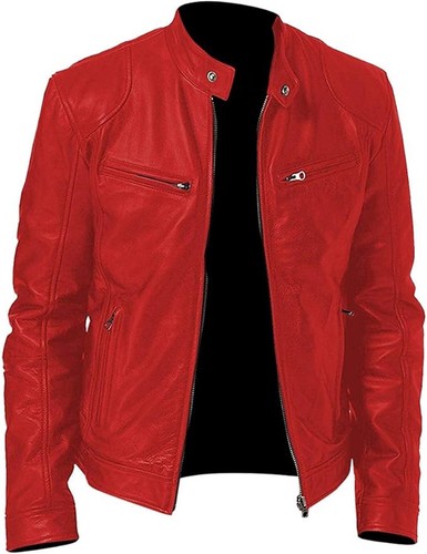 Herren café racer lederjacke - herren,