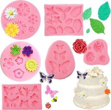 6 Stück Silikonform Blumen