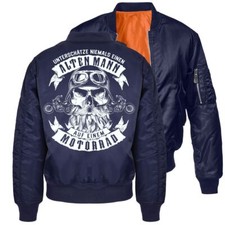 Herren Bomberjacke Alter Mann