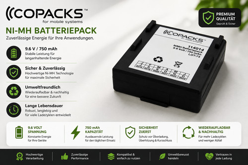 Premium akku für hetronic - akku,