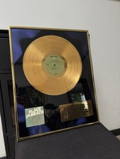 Gold Record Black Sabbath Master Of Reality Goldene Schallplatte Rare Original