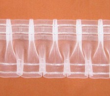 1-15m Gardinenband transparent