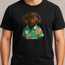 Herren T-Shirt Dackel im