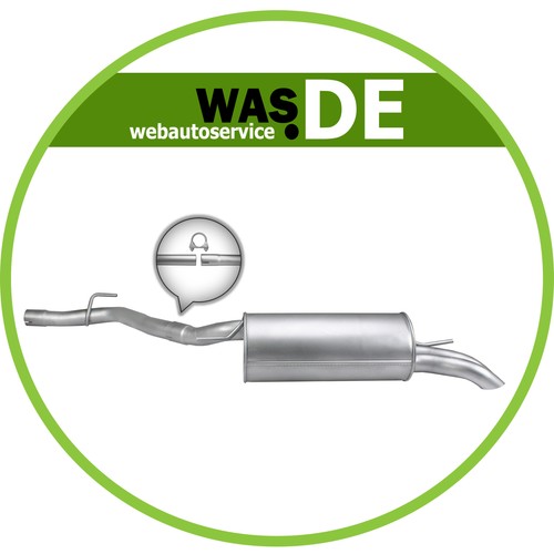 Auspuff endschalldämpfer - auspuff,