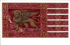 Präge Litho Venezia Venedig Veneto, Markuslöwe - 11133514