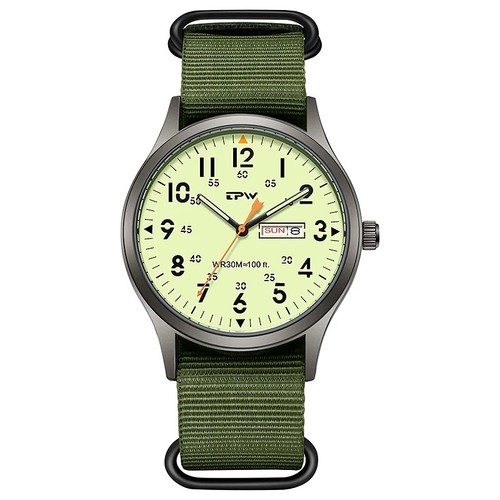 Tpw herren uhr militär - militär, mit