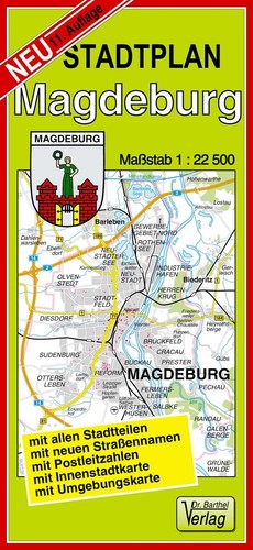 Stadtplan magdeburg 22 500 - stadtplan, 1
