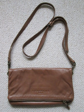 Tasche Umhängetasche Braun genarbtes Leder Liebeskind weich