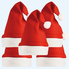 5er Pack Weihnachtsmützen Nikolaus Mütze Weihnachtsmarkt