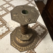 Antiker getriebener Messingleuchter Barock!