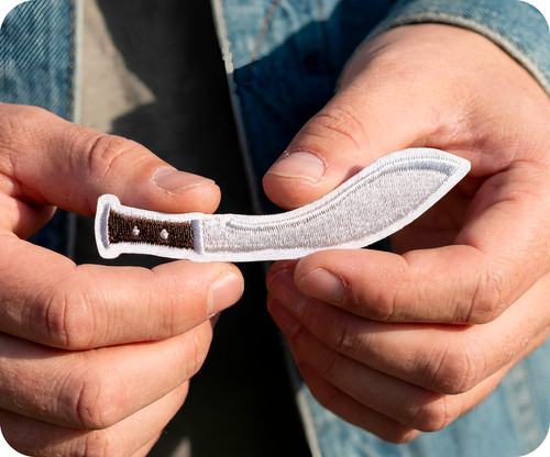 Kukri gebogenes - kukri, (khukuri)