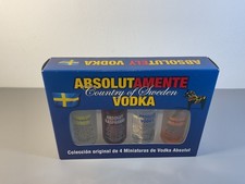 Absolut Vodka Geschenkbox 4x