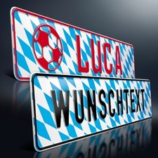 Bayern schild wunschtext - |, &