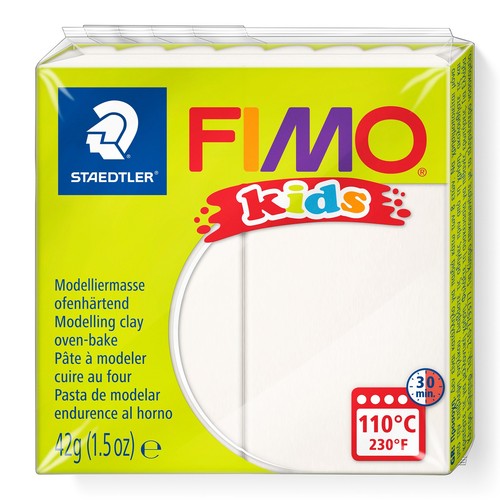 Modelliermasse fimo kids weiß - modelliermasse,